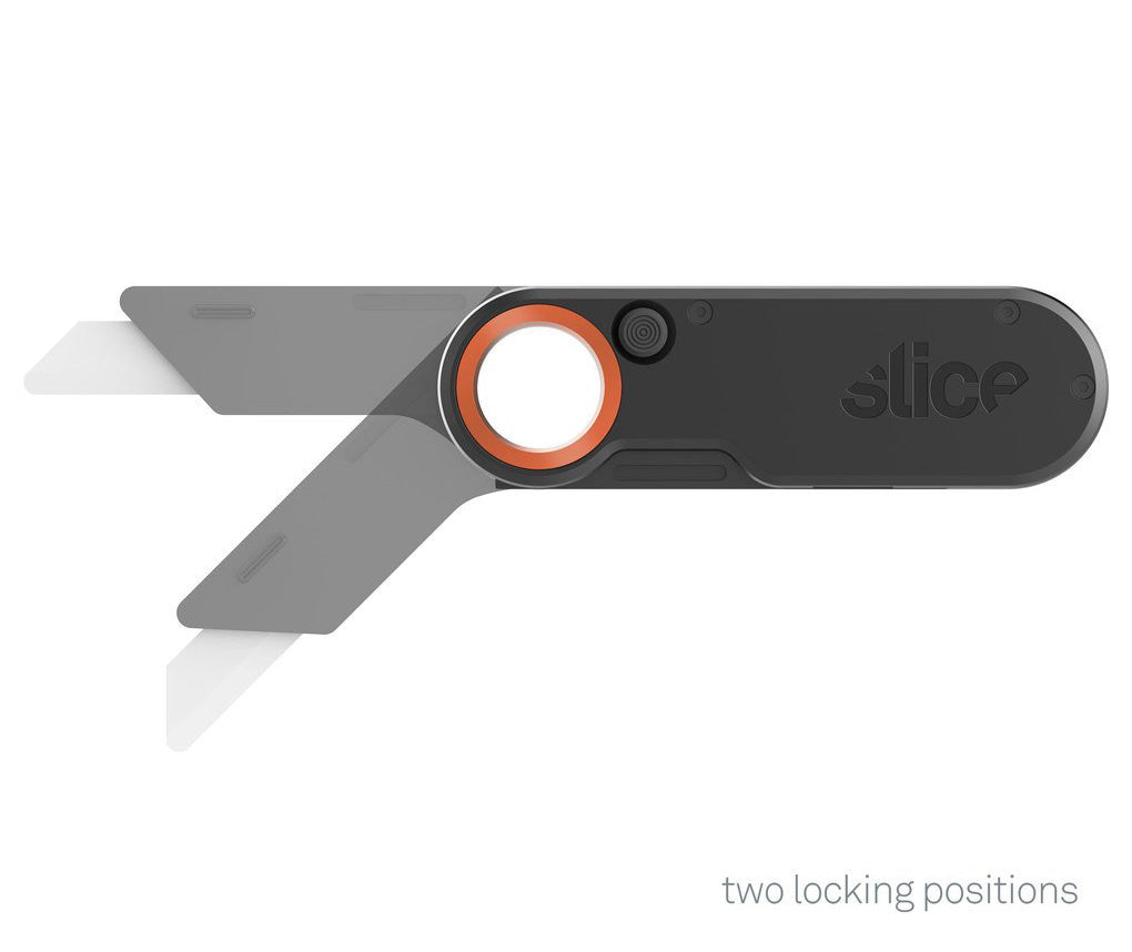 The Slice 10562 Folding Utility Knife features two different locked positions, making it a great candidate for your best utility knife.