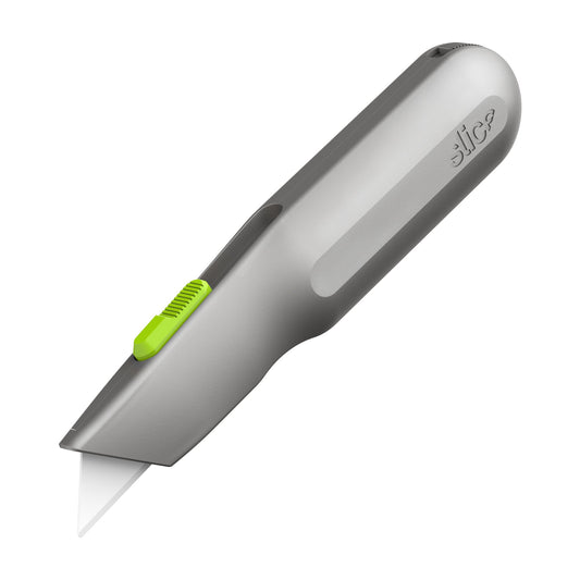 Slice Box Cutter,6-1/2 In.,Gray/Green 10503, 1 - Kroger