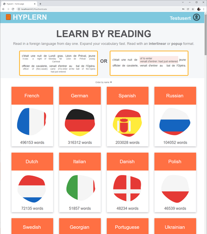 Read foreign language on hyplern.com support our project