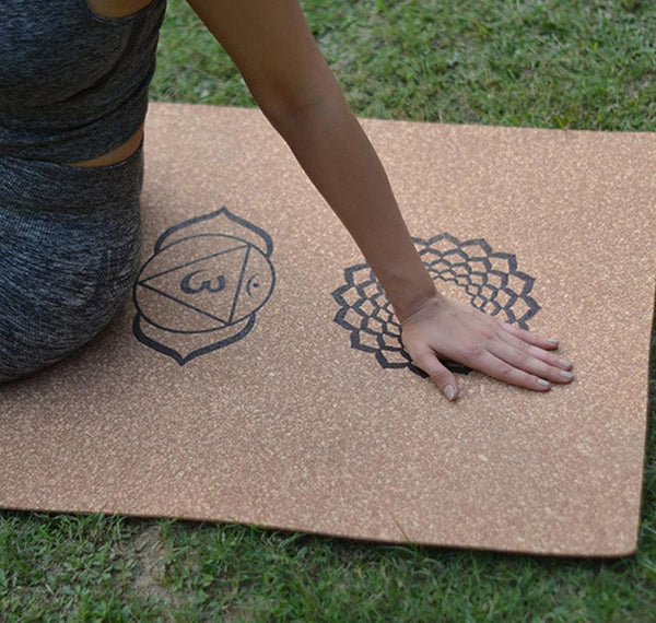 The Lotus Cork Yoga Mat – Kedgeree Design