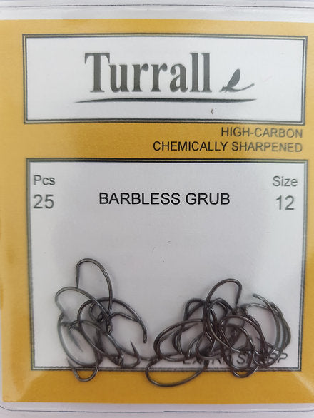 Fly Tying Hooks - Barbless Grub (Turrall) - size 10 – Tie This