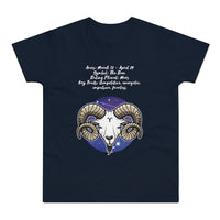 Aries: March 21 - April 19 - Single Jersey Men's T-shirt