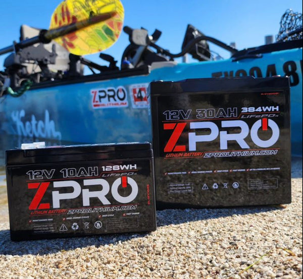 ZPRO Lithium Batteries For Boating And Angling