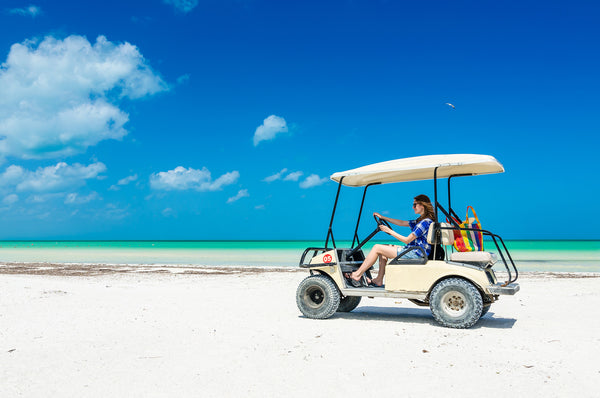 Beach Golf Cart With Lithium Battery