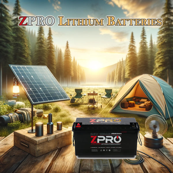 ZPRO Lithium Batteries for Camping