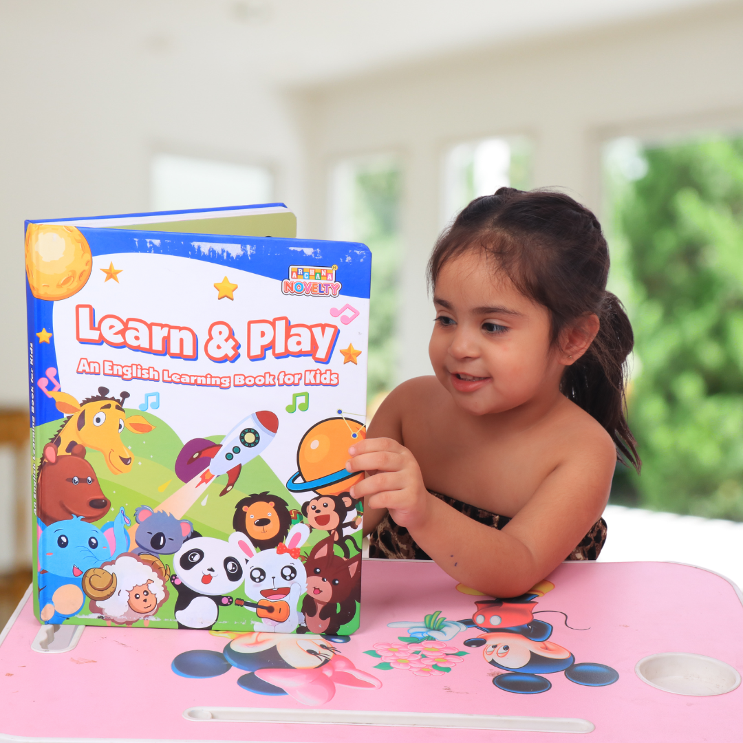 Wishluck's Learn & Play Interactive Sound Book for Kids