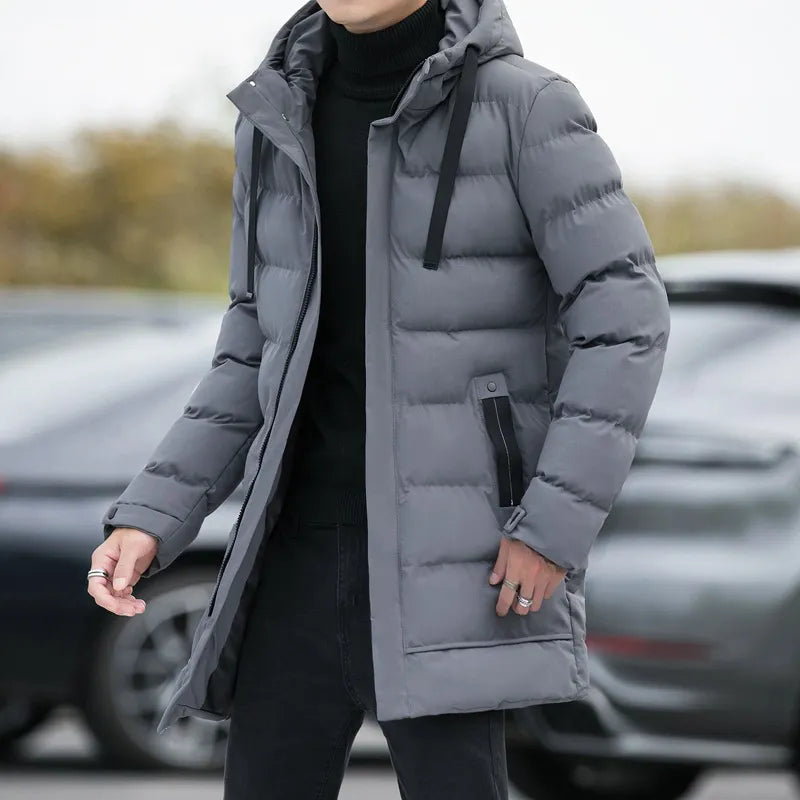 Jaqueta Puffer Masculina Alongada 5