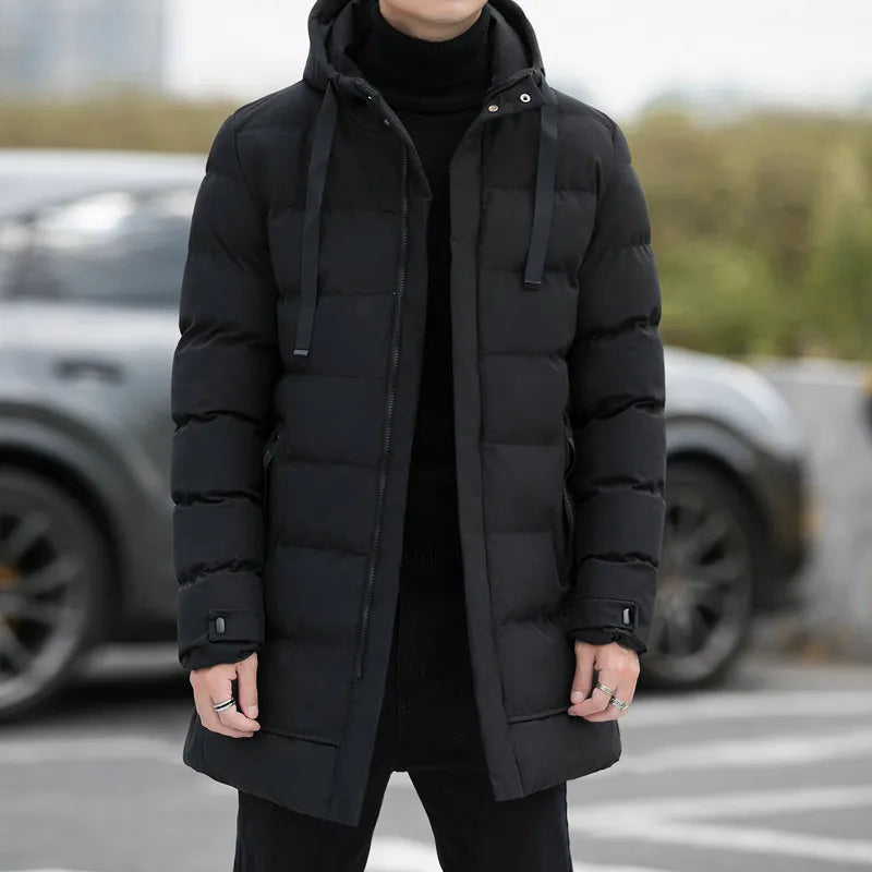 Jaqueta Puffer Masculina Alongada 4