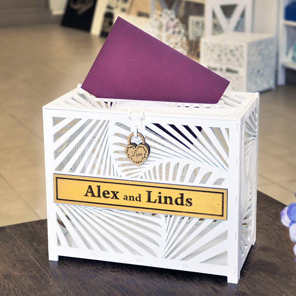 Wedding card box with slot – EventCardsDesign