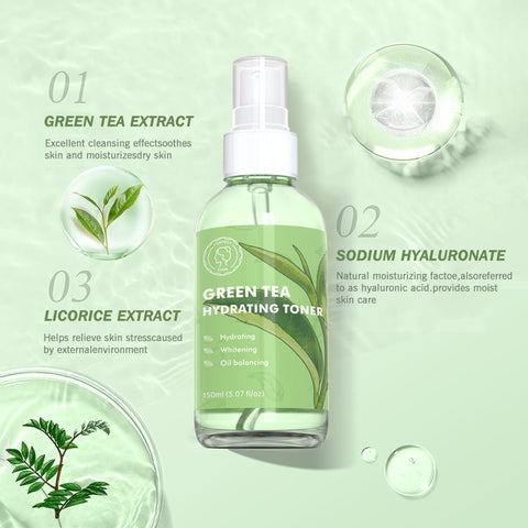 PERFECT CARE Green Tea Fresh Hydrating Face Toner Deep Moisturizing