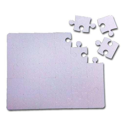 HPN SubliCraft 7.5 x 9.5 30 Piece Sublimation Jigsaw Puzzles - 100 p