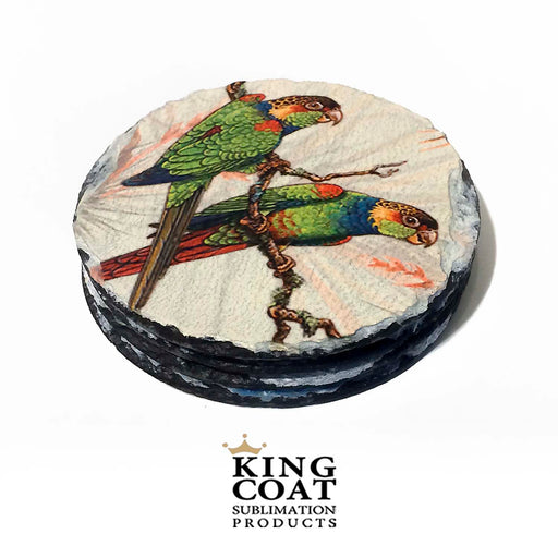 6 Pack Sublimation Sandstone Car Coasters Sublimation Blanks 2.6 Car  Accessories Sublimation Kings of Florida Bulk Ceramic 