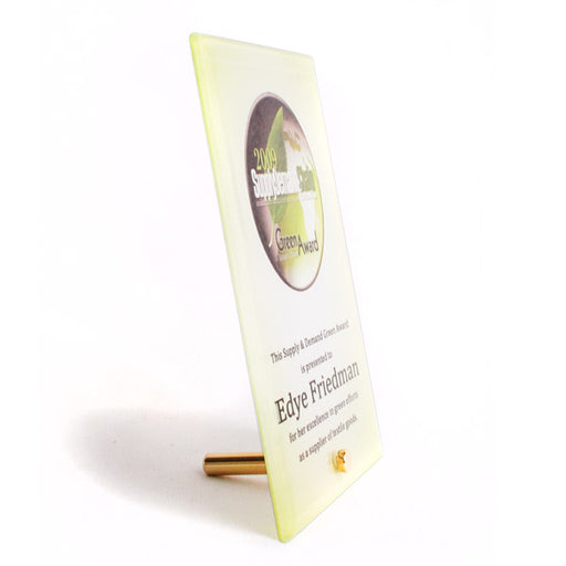 Sublimation Blank Flat Award Glass 8x10 with Two Brass Pins, Portrai–  Laser Reproductions Inc.