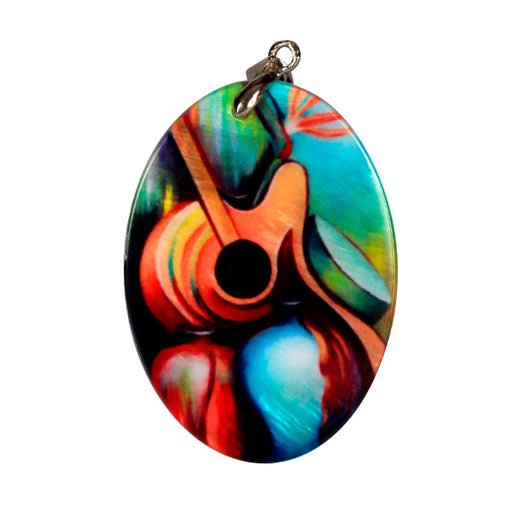 LumaShell Sublimation Blank Natural Shell Pendant - 20mm - Small Round - NSJ131