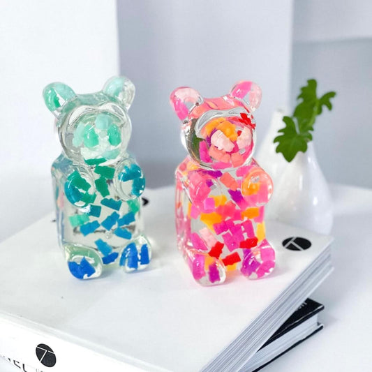 Giant Resin Gummy Bear Statue- Skulls, Stars, & Hearts