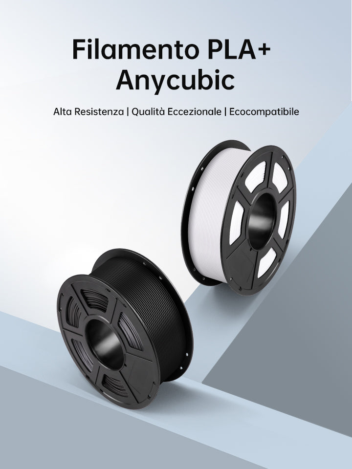 ANYCUBIC Filamento 1.75 PLA Nero, 1kg Filamento per stampante 3D PLA