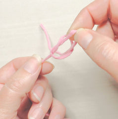 How to make a slip knot - step 4