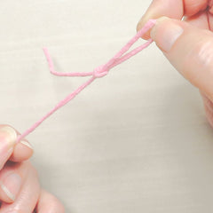 How to make a slip knot - step 5