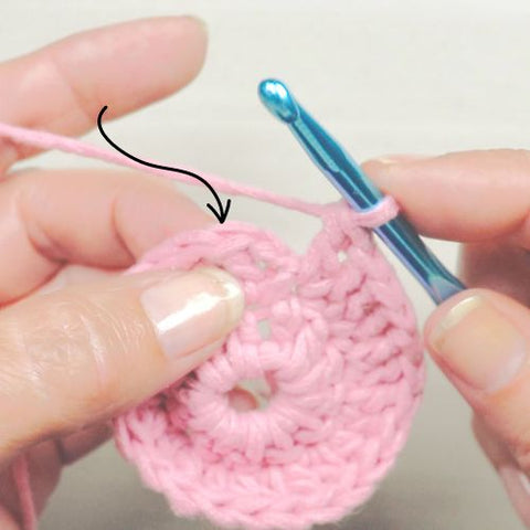 Skip the beginning Chain 3 and Slip stitch to the top of the 1st double crochet of the round