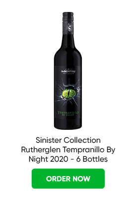 Buy Sinister Collection Rutherglen Tempranillo By Night 2020 - 6 Bottles from Just Wines