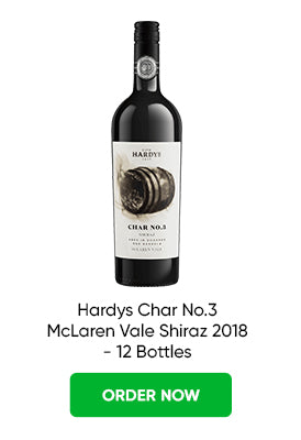Shop Hardys Char No.3 McLaren Vale Shiraz 2018 - 12 Bottles from Just Wines Australia