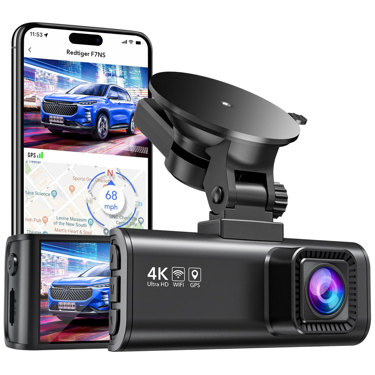 Car Camera Dash Cam Front And Rear Video Camera Dash Cam - Temu