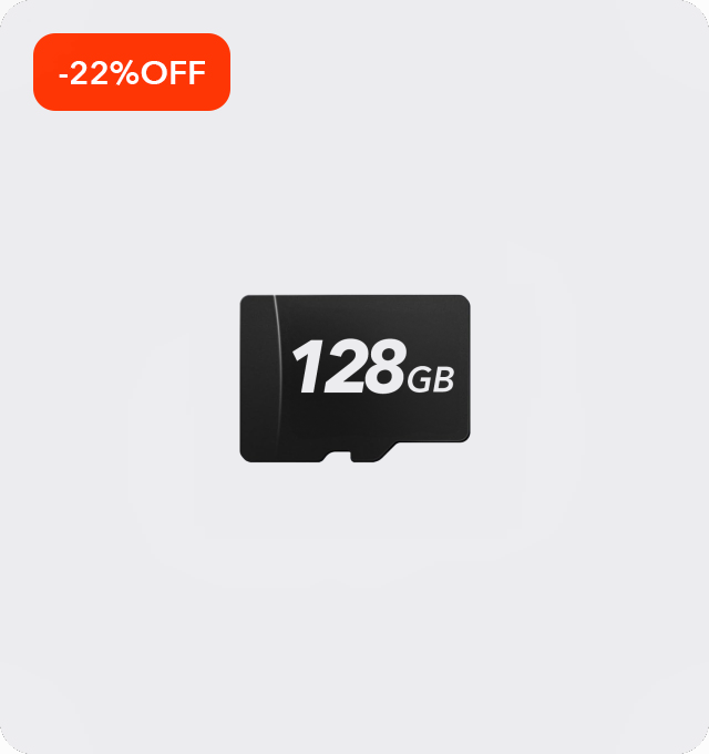 REDTIGER 4K Dash Cam 128GB/32GB SD Card Class 10 U3