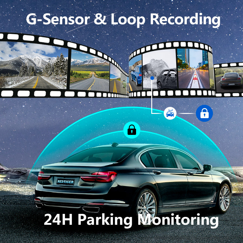 REDTIGER-F7NS-4K-mini-dash-cam-camera-view-g-sensor