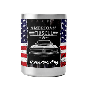 Personalized Patriotic Cup, 10oz Cup with America Flag, PR262-23020038 - PatriotiCustom