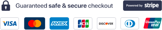 Guaranteed safe & secure checkout