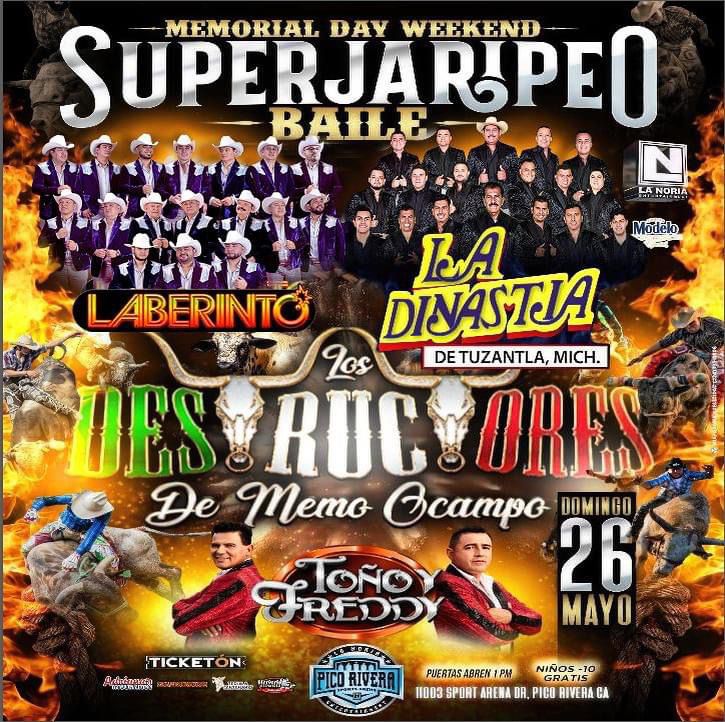 Super Jaripeo Baile flyer