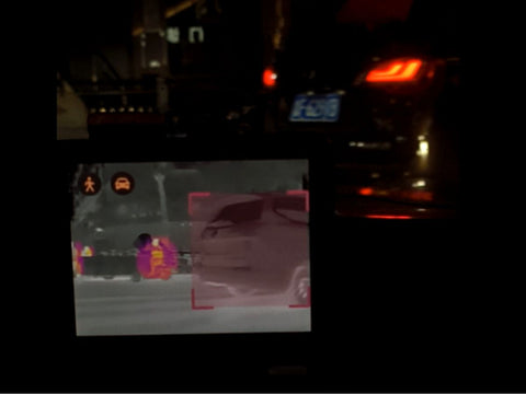 01-see through dark with car thermal night vision