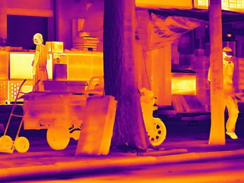 01 LWIR thermal cameras excel at identifying concealed objects beyond typical clothing materials