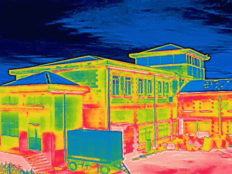 home inspection with thermal camera
