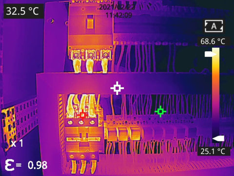 02 thermal imagers are useful for inspecting electrical systems
