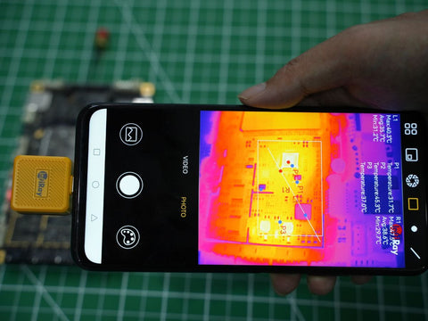 detect PCB issue with thermal cameras