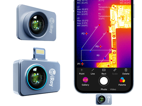 03 InfiRay P2 Pro Enhance your smartphone with a thermal imaging camera and macro lens