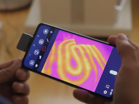 smartphone thermal imaging iss helpful in HVAC