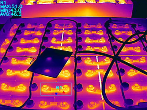 04 Thermal camera inspection of automotive power batteries