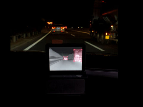 04 using infrared car night  vision at night