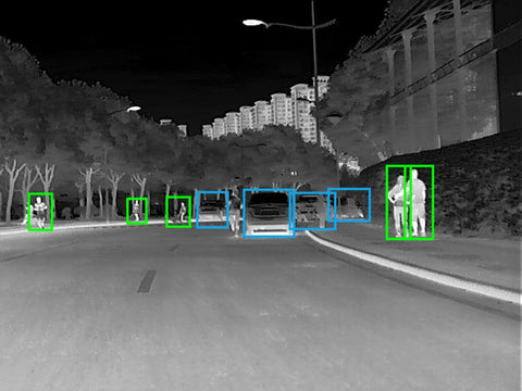 thermal enhance auto night vision