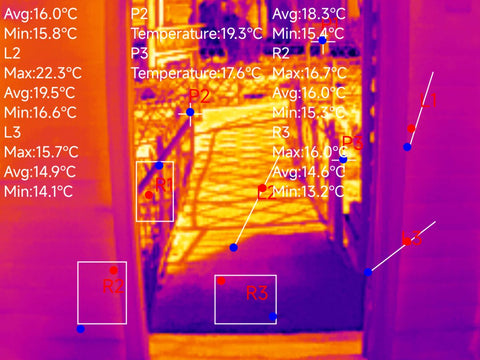 07reading of thermal camera for home inspection