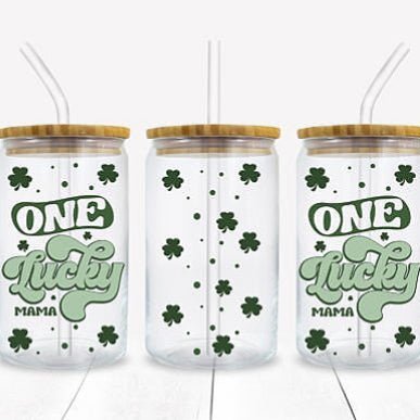 St Saint Patricks Day Drink Green Lucky Tumbler Cup Straw 16oz Water Plastic  - Cap Store Online.com