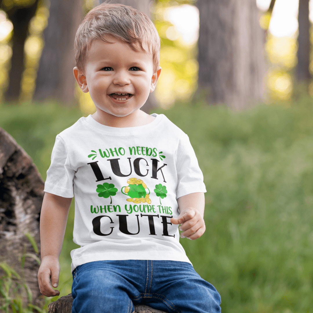 Newborn-Toddler St. Patricks Day Shirt, St Pattys Day Outfit, Lucky Sh