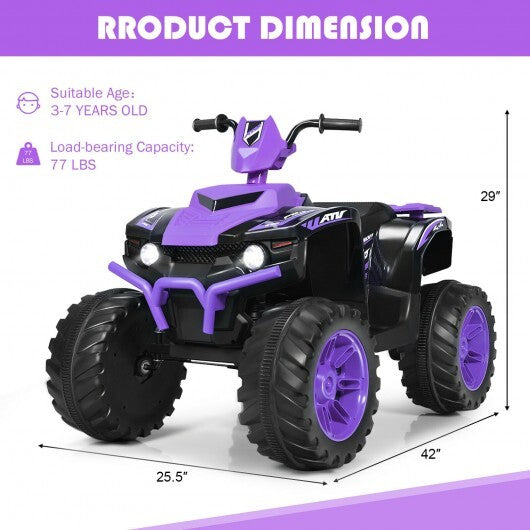 quad ride on 12v