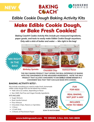 Baking Coach Edible Cookie Dough Sell Sheet