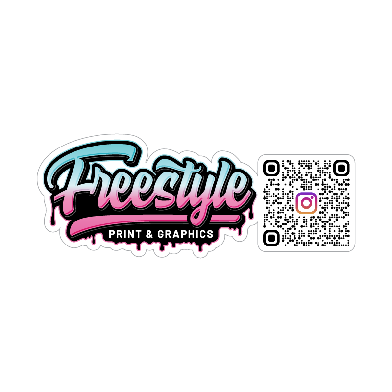 qr code stickers freestyle print graphics