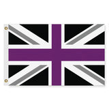 Domestic Platypus-UK Asexual Pride Flag LGBTQ LGBTQIA LGBTQX Ace Union Jack Pole Banner-Flag-[meta description]