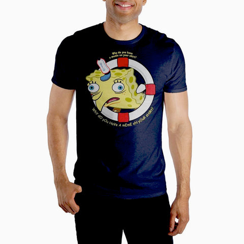 SpongeBob SquarePants Mocking Spongebob Meme Tee, Official Nickelodeon ...