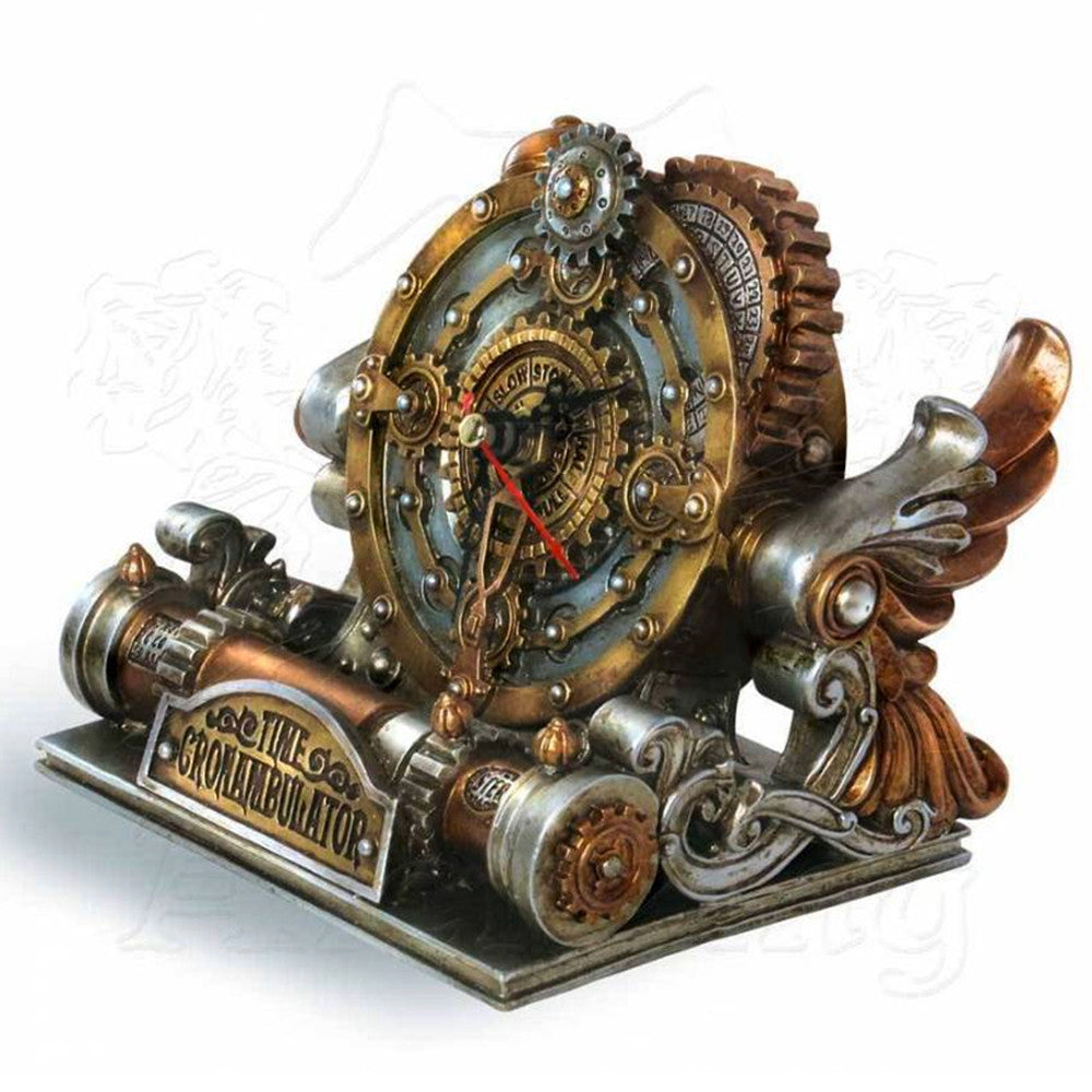 Time Chronambulator Resin Desk Clock, Alchemy Empire